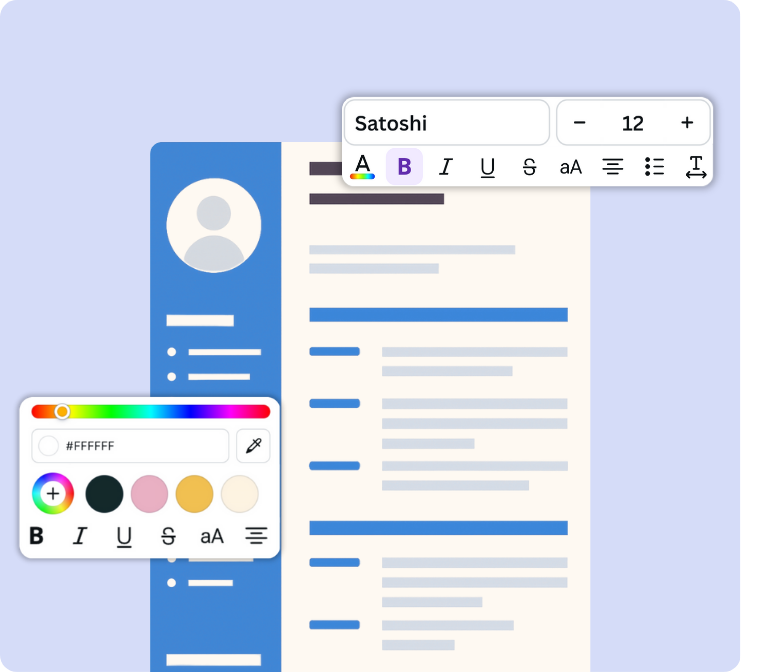 Personnalise le design